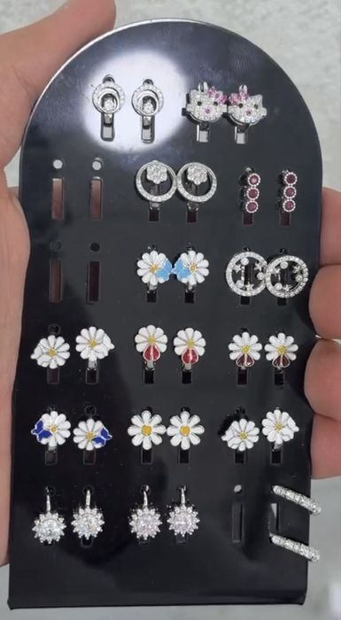 сережки серебро 925