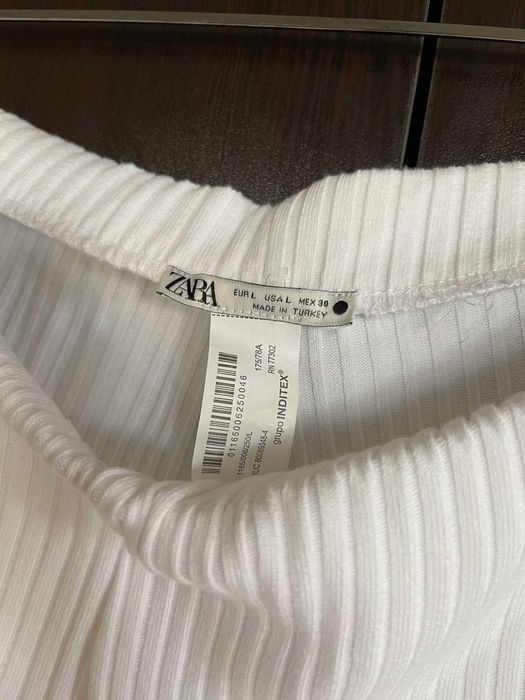 Дамски бял панталон Zara