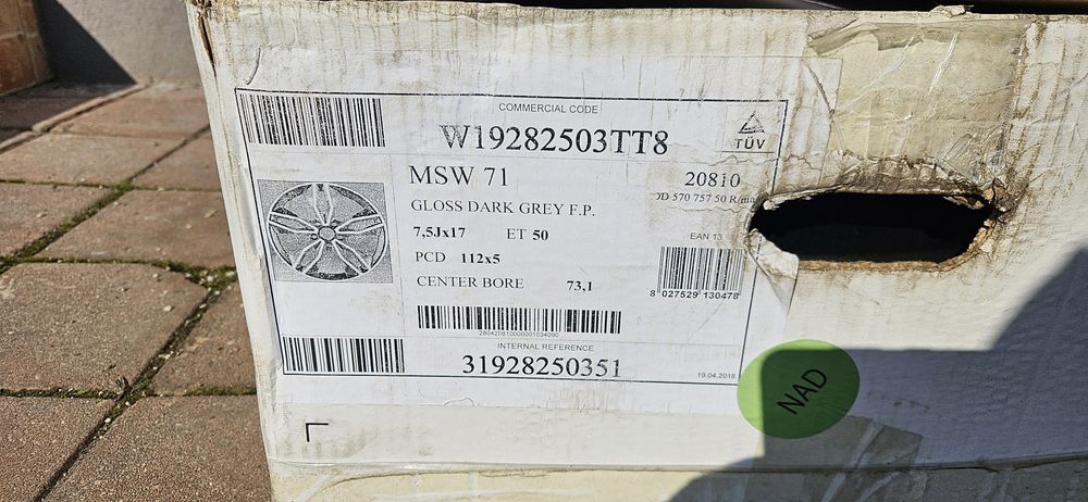 Vand Janta MSW 71 R17x 7.5J prindere 5x112