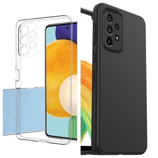 Husa Slim Silicon Neagra/Clara Samsung A13/A14/A53/A05/A15/A25/A16/A26