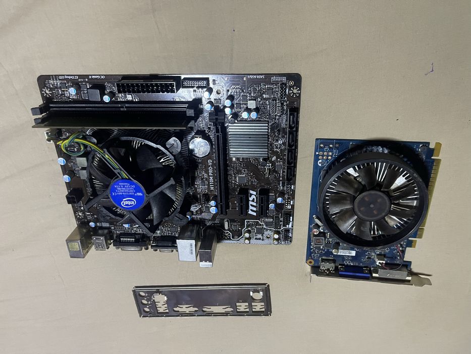 Kit placa de baza si placa video