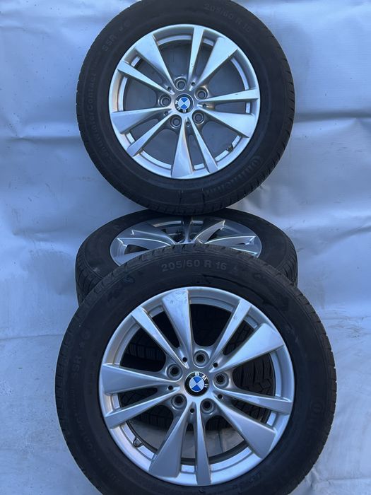 Jante aliaj originale BMW R16 cu cauciucuri iarna M+S 205/60/16!