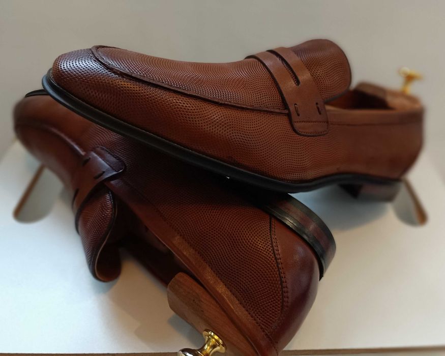 Pantofi loafer 43 42 penny premium Migato NOI piele naturala moale