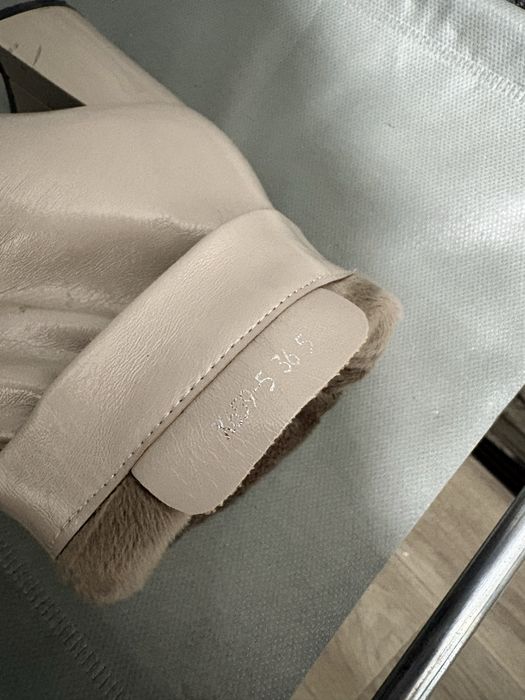 Кожаные весенние полусапожки