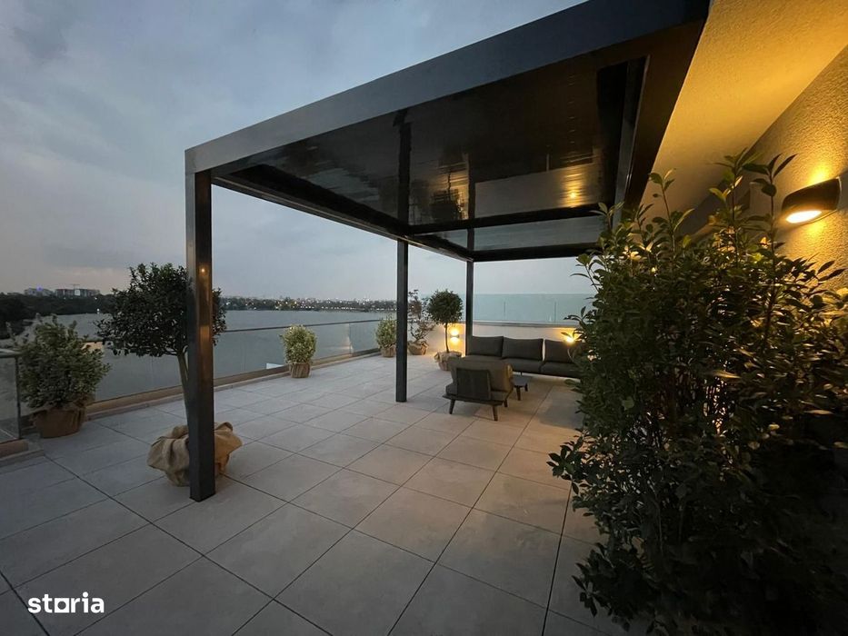 Penthouse pe malul lacului- Lebada Lake Residence- 2 parcari  subteran