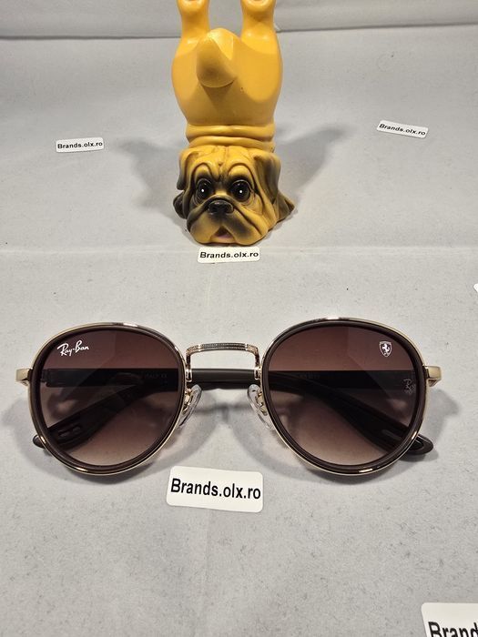 Promotie - Ochelari de soare Rayban Ferrari RB3606, Brown, made in Italy