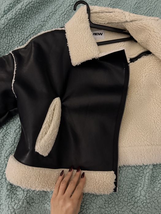 Review яке теди пух кремаво и черна кожа кожено зимно jofra nikole ale