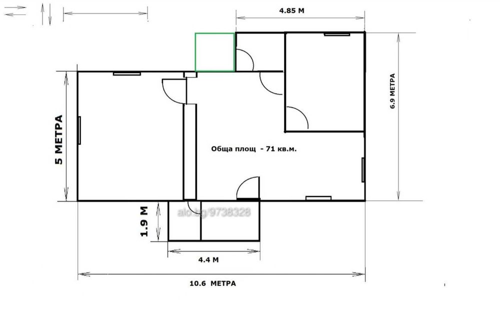 Продава се Къща в с. Костадинкино, Област София-област - 132 кв.м за 735 €/кв.м - Снимка #6