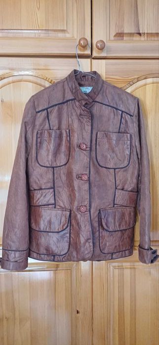 Сако Кожа с множество Декорации на JNONA Jean Fashion ! ХЛ !