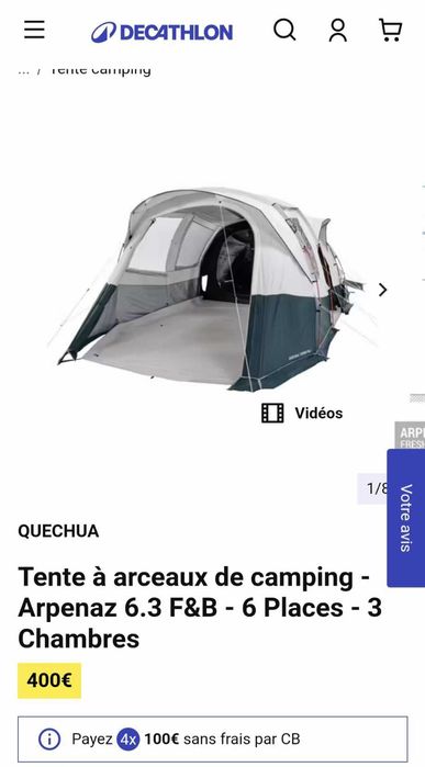Cort camping de 6 persoane