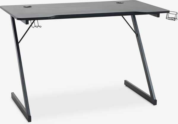 Set Mobilier LANGHOLM Carbon Jysk - Etajera, Birou, Scaun Birou, Stand TV