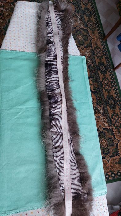 Чернобурка мех воротник