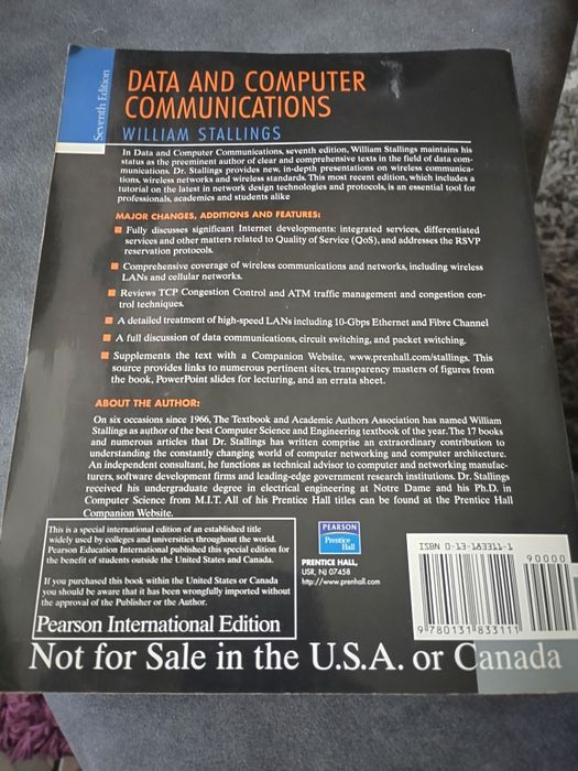 Data and computer communications - 7мо издание