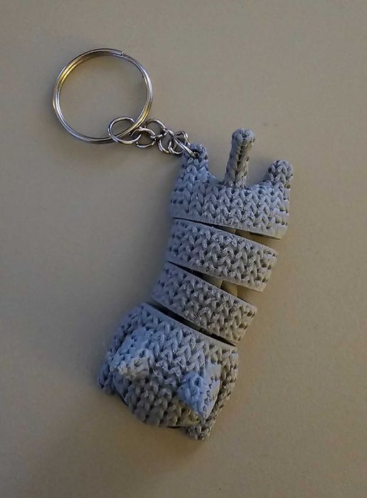Breloc pisică – stil tricotat