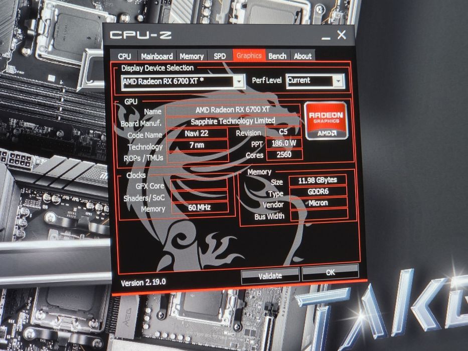 SAPPHIRE PULSE AMD Radeon RX 6700 XT 12GB GDDR6 192bit  Placa video