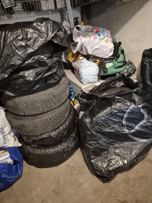 Употребявани зимни гуми Michelin и летни Continental 205/55/R16