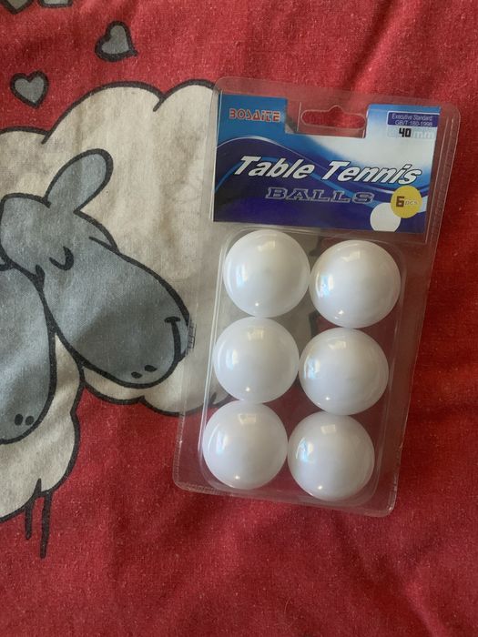 Комплект от 6 броя пинг понг топчета за тенис на маса