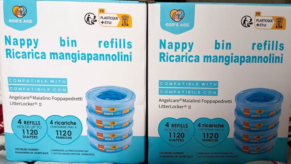 Пълнители за кошче за памперси Mom's Aide Nappy Bin Refills.