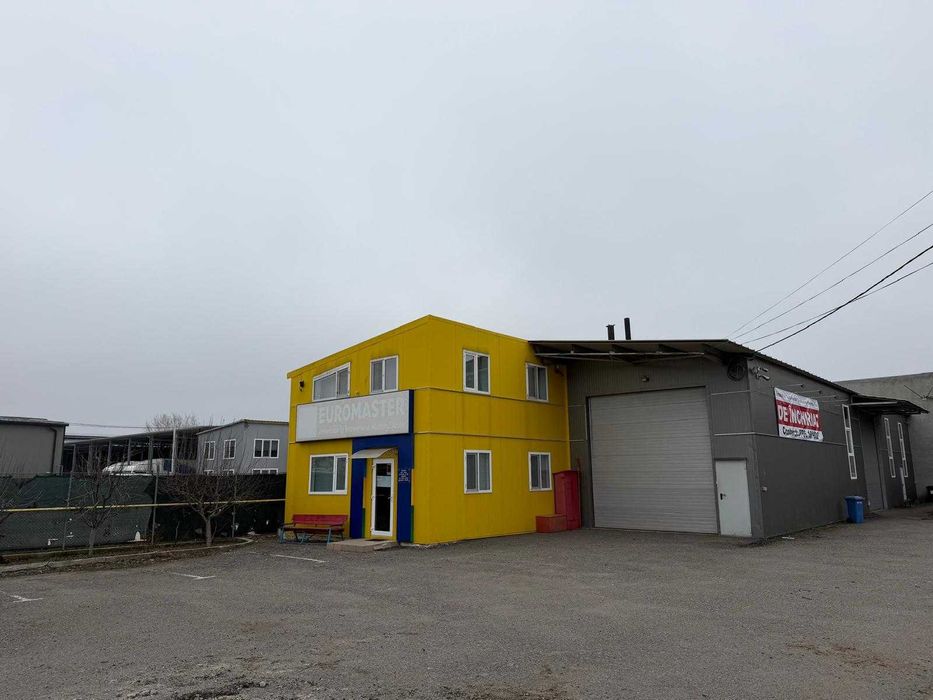 Hale depozitare/productie, birouri/locuinte, atelier, platforma, TIR