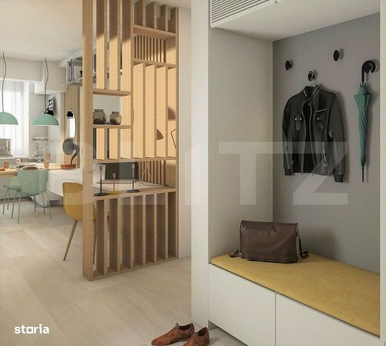 Apartament 2 camere, living cu bucatarie open space, balcon – 50 mp — fotografia 1