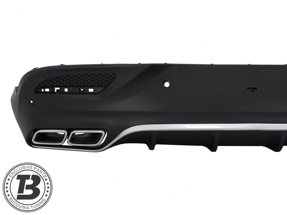 Difuzor Bara Spate cu Ornamente compatibil cu Mercedes GLE Coupe C292 AMG