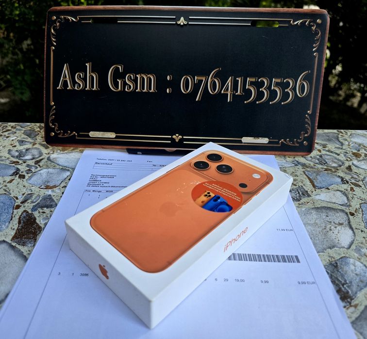 Iphone 17 Pro Orange SIGILAT