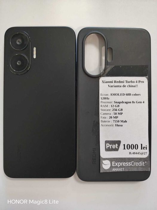 Xiaomi Redmi Turbo 4 Pro (eca27 b.48445) Garantie 2 ani!