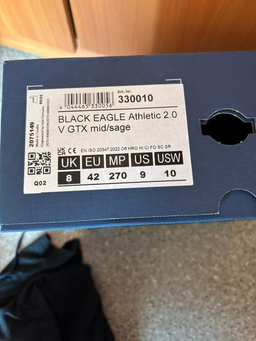 Продам кроссовки Haix Black Eagle 2.0