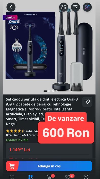 Periuta de dinti electrica OralB iO9
