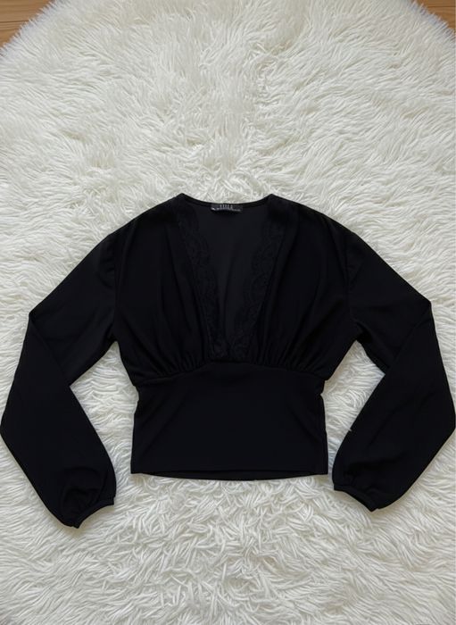 Черна дамска блуза