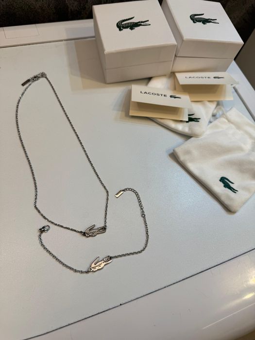 Set Lacoste Colier + Bratara
