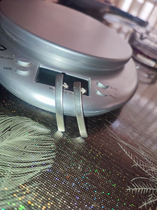 Изящни сребърни  обеци