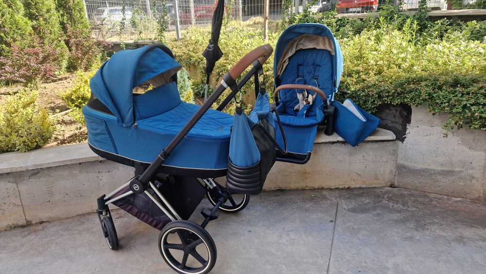 Cybex Priam Platinum - летен, зимен кош + много аксесоари