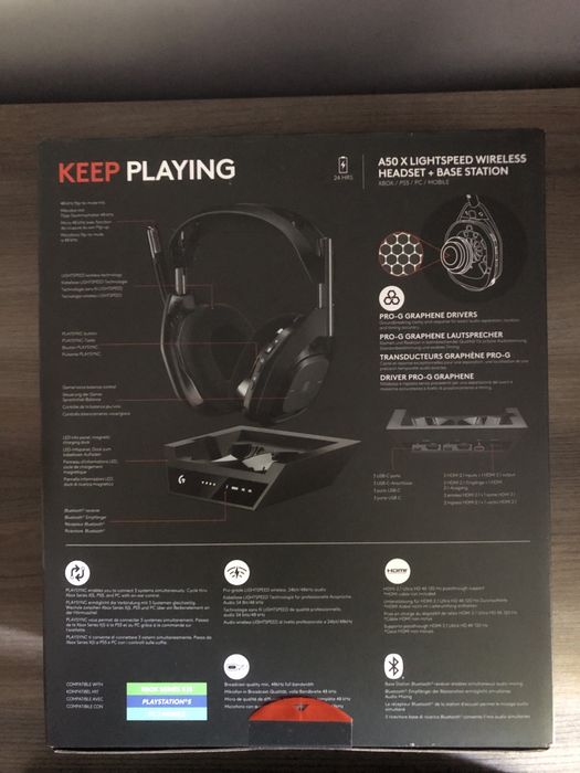 Logitech Astro A50 X Lightspeed - Black ; G915 X Lightspeed- Black