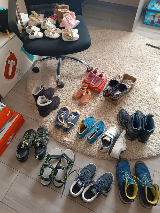 Обувки за малки и големи -Puma,Fila,Geox,Zara, Jack Wolfskin