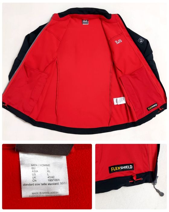 Geaca softshell Jack Wolfskin Flexshield Go Hike, Nr. L, ptr bărbați