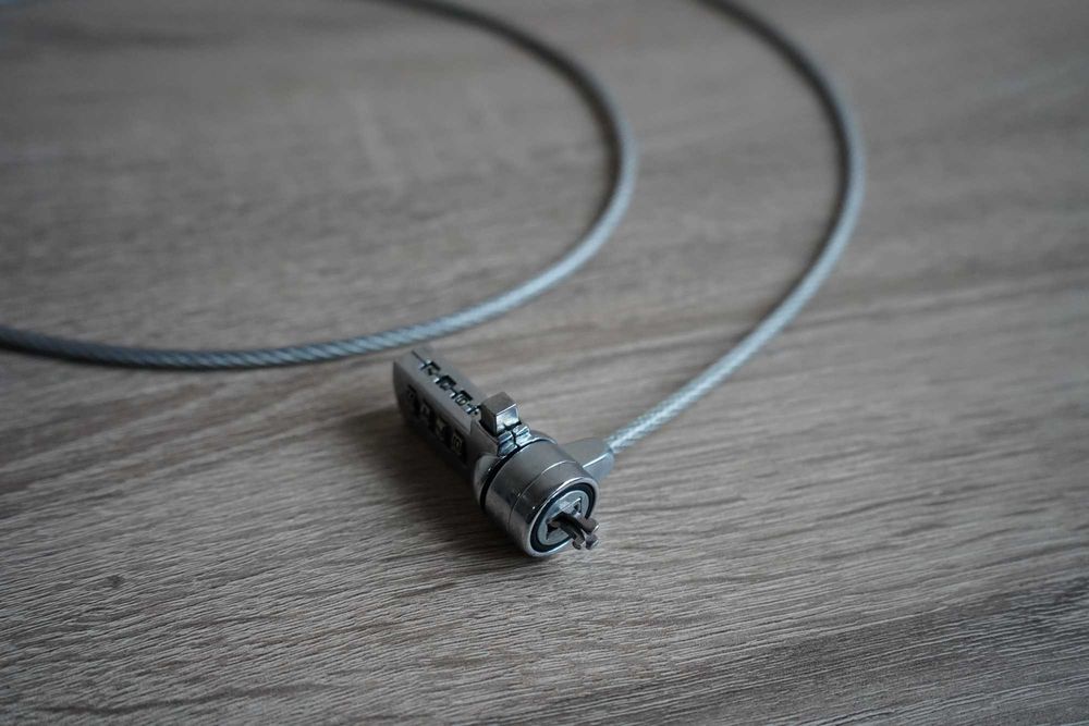 Защитна кабелна ключалка за лаптоп Комбинирана брава против кражба