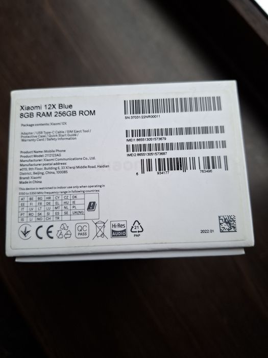 Телефон Xiaomi 12X