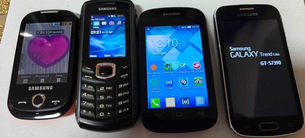 Lot 5 telefoane Samsung Trend Lite Samsung B2710 Samsung S3650 Alcatel One Touch Pop C1 Vodafone 975N