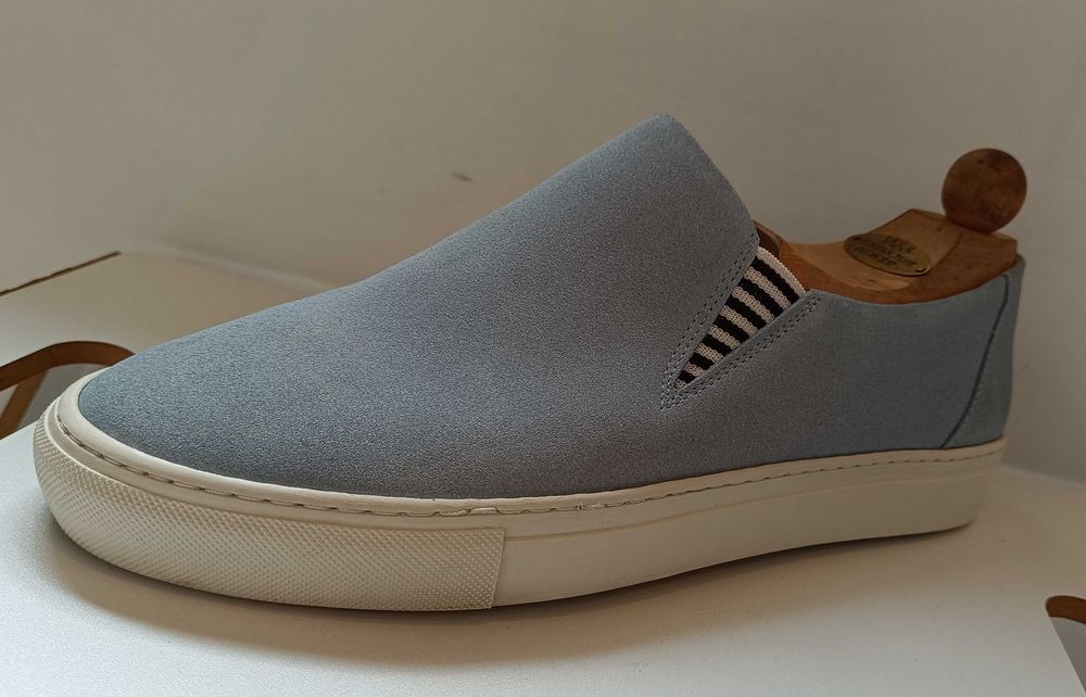 Pantofi sport casual 44 mocasini slip on Kiomi piele naturala moale