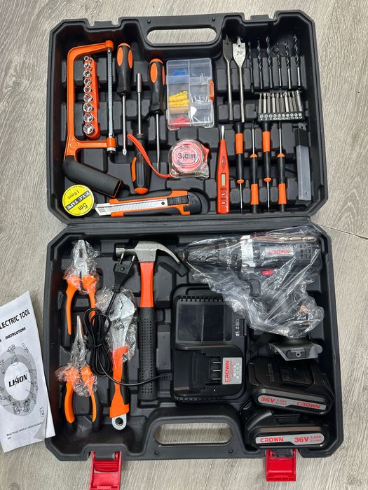 Ударный аккумуляторная шуруповерт MAKITA 48 v  с набором Shurupavyort