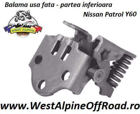Balama usa Nissan Patrol Y60 - partea inferioara - Usa fata