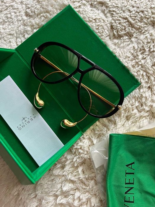 Ochelari aviator Bottega Veneta