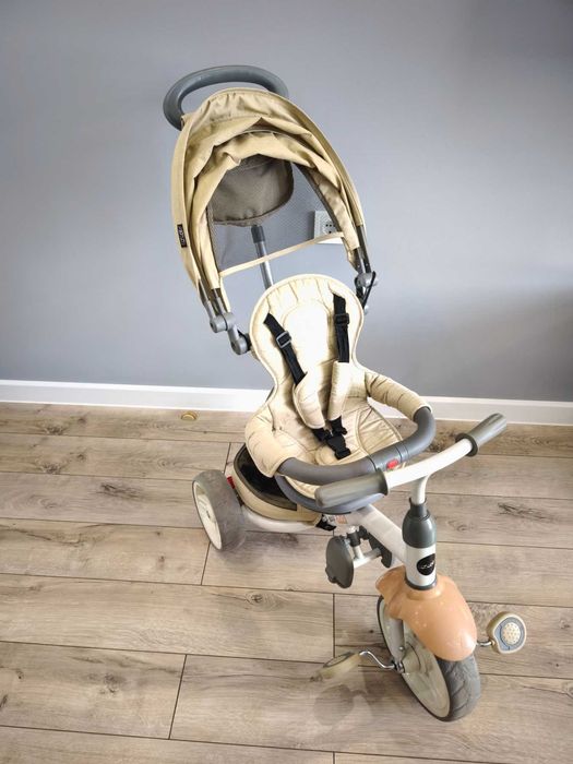 Триколка,мултифункционални със сенник, Реверсивна седалка, Бежова