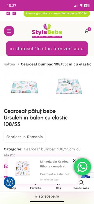Patut Co sleeper Bebe Royal cu leganare Turcoaz