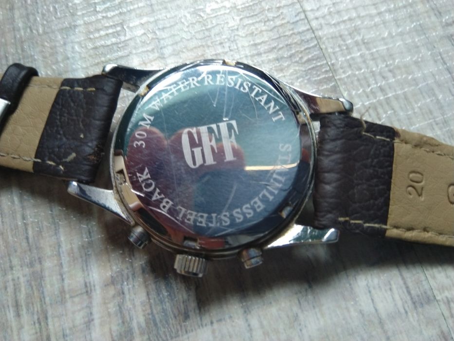 Ceas Gff si Auriol carcasa lemn