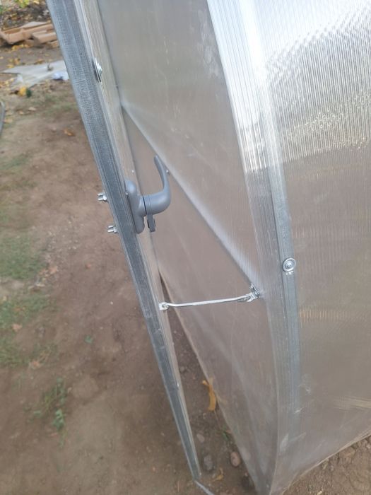 Поликарбонатна оранжерия 4x3 метра, 67 см разстояние, SUNNY Strong II