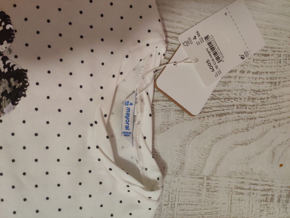 Нова блузка с дълъг ръкав Mayoral размер 104 - 4 г.