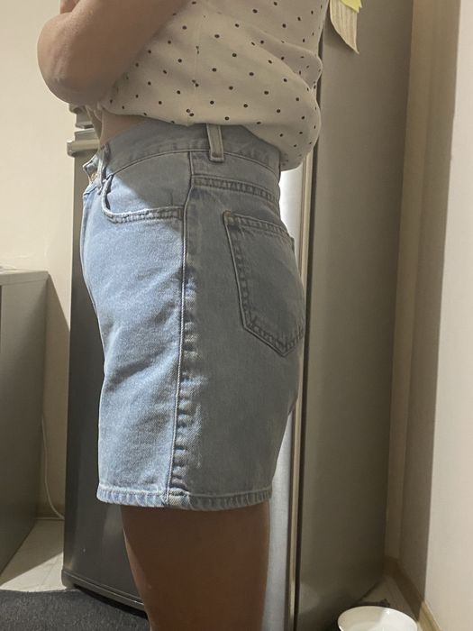 Новые Джинсовые шорты для девочек,11-12 лет,рост 152 см