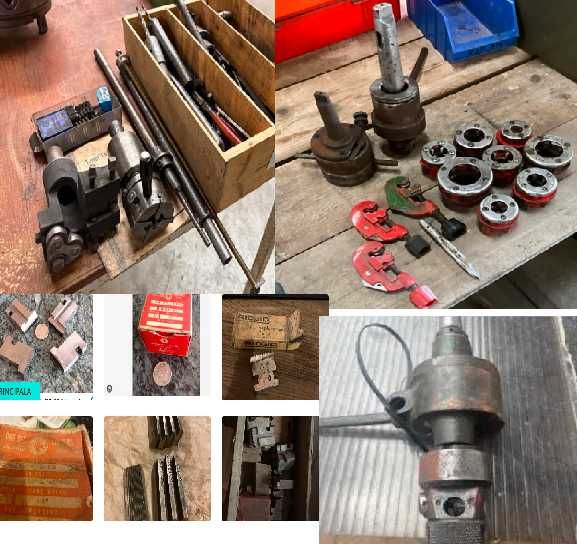 Scule  filetat pe masina, manuale :Ridgid ,Geometric ,Archer si altele